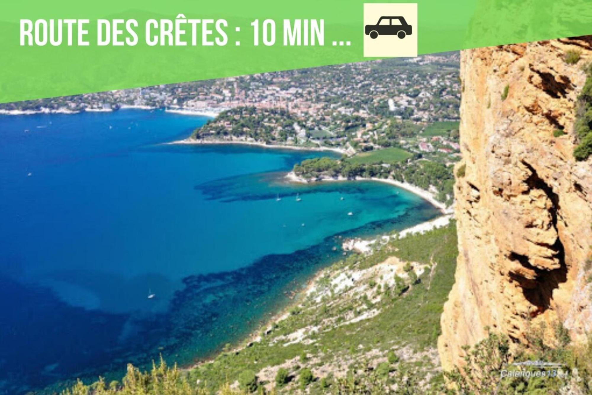 Cosy La Baie Des Anges - Plage La Ciotat - Classe 3 Etoiles Apartment Екстериор снимка